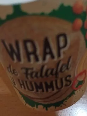 Wrap de falafel y hummus  , code 20028596