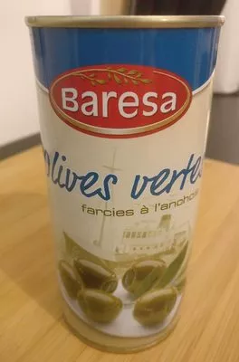 Olives vertes anchois Baresa,  Sol&Mar 170g, code 20033361