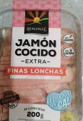 Jamón cocido Realvalle 2 x 200 g, code 20038540