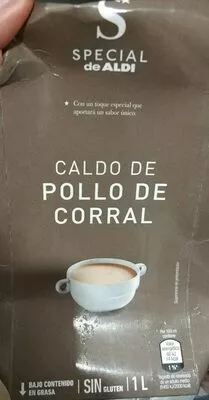 Caldo de pollo de corral special de aldi , code 2004060006857