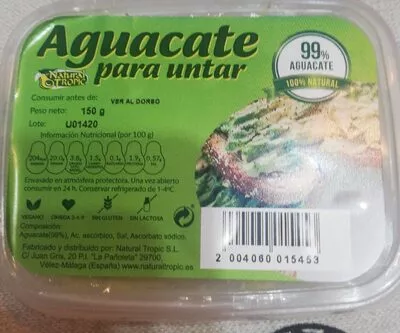 Aguacate para untar Natural Tropic , code 2004060015453