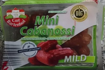 Mini Cabanossi Mild Gut Bartenhof 2x125g, code 20052058