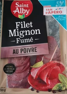 Filet mignon fumé au poivre Saint alby 90 g, code 20056445