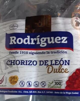 Chorizo de León dulce Rodriguez , code 200619