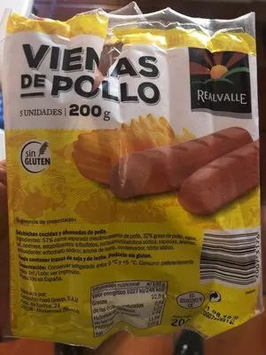 Vienas de pollo Realvalle , code 20073176