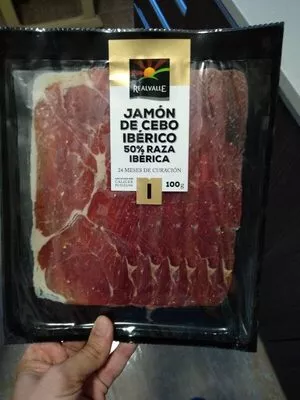 Jamón de cebo ibérico 50% raza ibérica Realvalle , code 20077822