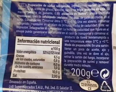 Delicias del mar Ocean Sea 200 g, code 20078270