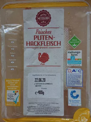 Frisches Puten Hackfleisch meine Metzgerei 400 g, code 2009010035314