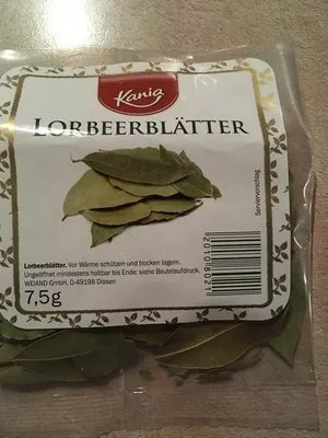 Lorbeerblätter Kania 7.5g, code 20108021