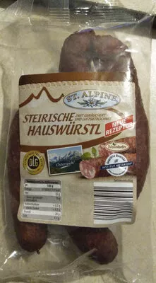 STEIRISCHE HAUSWÜRSTL ST. ALPINE., Schirnhofer 250 g, code 20117580