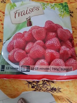 Fraises surgelées  Lidle 750g, code 20130679