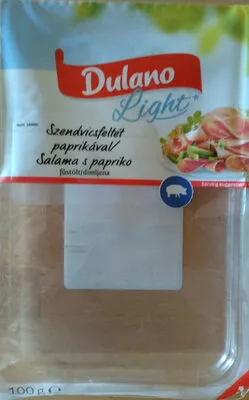 Salama s papriko dimljena Dulano Light,  Dulano 100 g, code 20136833