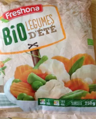 Bio Légumes d'Été Freshona, Lidl 750 g ℮, code 20141622