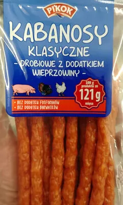 Kabanosy klasyczne drobiowe z dodatkiem wieprzowiny Pikok, Tarczyński 400 g, code 20149307