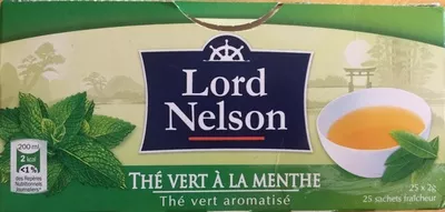 Thé vert à la menthe Lord Nelson 50 g (25 sachets de 2g), code 20175481