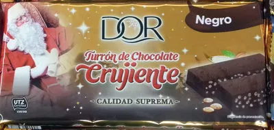 Turrón de Chocolate Negro Crujiente DOR 250 g, code 20186487