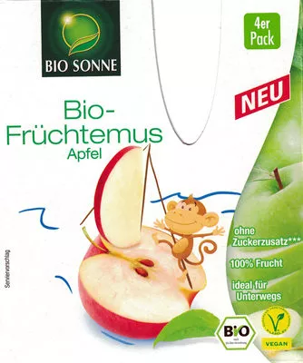 Bio-Früchtemus Apfel Bio Sonne 400g, code 20187040