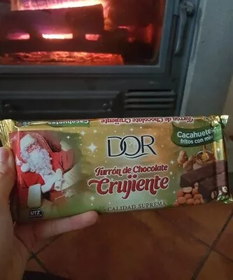 Turrón de chocolate cacahuete frito miel dor , code 20189808