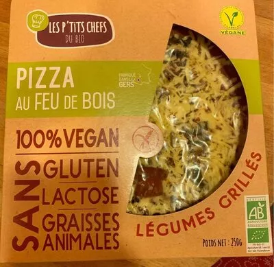 Pizza au feu de bois 100 % Vegan  250 g, code 20190809