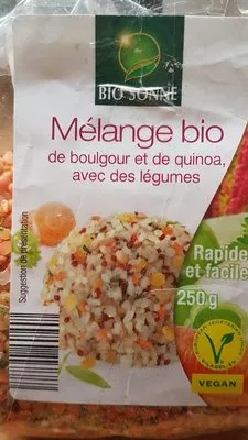 Mélange bio boulgour quinoa légumes Bio Sonne , code 20201777