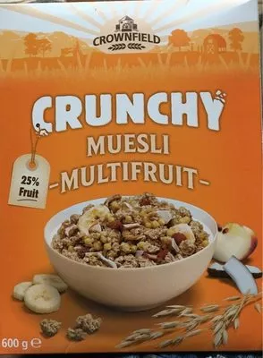 Muesli Croustillant aux Fruits Crownfield 600 g e, code 20201791