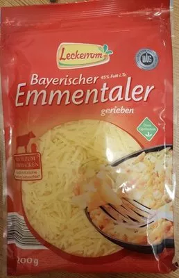 Emmental râpé Leckerrom 200 g, code 20205515