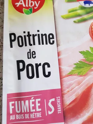 Poitrine de porc fumée saint alby 2x100 gr, code 20261788