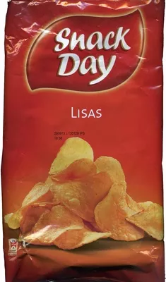 Patatas fritas lisas "SnackDay" Snack Day 170 g, code 20288860