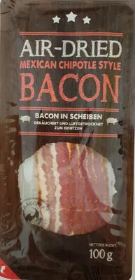 Bacon, Air-dried, Mexican Chipotle Style Tulip Fleischwaren Oldenburg GmbH 100 g, code 20299613