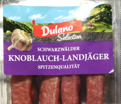 Schwarzwälder Knoblauch-Landjäger Spitzenqualität Dulano 160 g, code 20305413