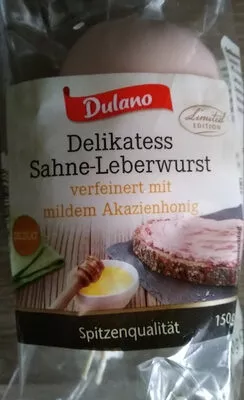 Sahne-Leberwurst Dulano 150 g, code 20320409