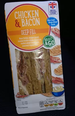 Lidl chicken and bacon sandwich Lidl 178 g, code 20324193