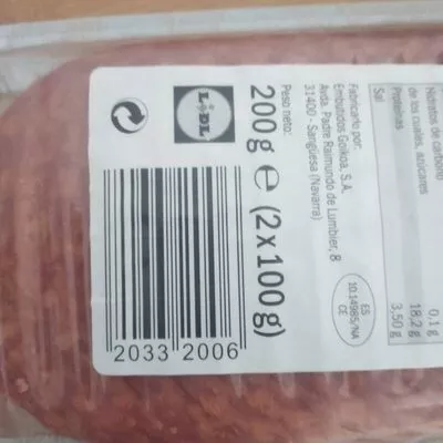 Chorizo Pamplona Extra Realvalle 200 g, code 20332006