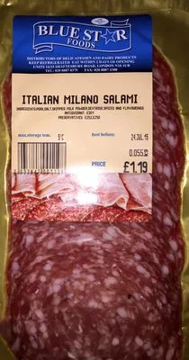 Italian Milano salami Blue star foods 0.055kg, code 2033847001198