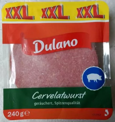 Cervelatwurst XXL Dulano 240g, code 20339555