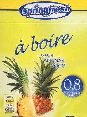 Yaourt à boire ananas Springfresh 800 g (4x200g), code 20349363