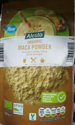 Organic Maca powder Alesto, lidl 100 g, code 20360405