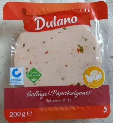 Geflügel Paprikalyoner Dulano 200g, code 20384449