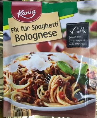 Kania Fix, Spaghetti Bolognese Kania 41g, code 20384784