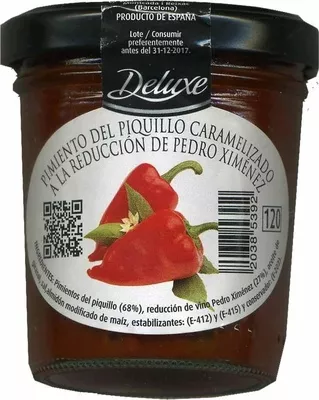 Pimiento piquillo caramelizado Deluxe 110 g (neto), 120 ml, code 20385392