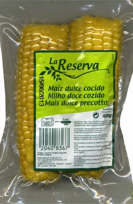 Maíz dulce cocido La Reserva 400g, code 20408367