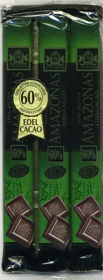 Edel-Bitter-Schokolade Amazonas 60% Kakao J.D. Gross 125 g (3 x 41,7 g), code 20418748