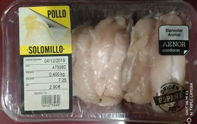 Solomillo pollo lidl , code 20427580