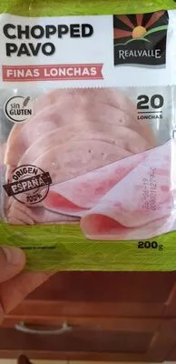 Chopped de pavo Realvalle 200 g, code 20431228