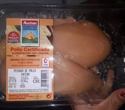 Pechuga de pollo Auchan , code 2043187004285