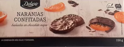 Naranjas confitadas bañadas de chocolate negro Deluxe 150 g (6 x 25 g), code 20433871