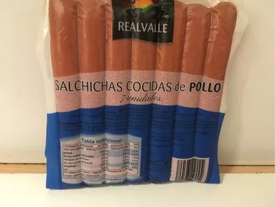 Salchichas Cocidas De Pollo Realvalle , code 20434915