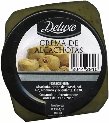 Crema de alcachofas Deluxe 140 g, 150 ml, code 20442910