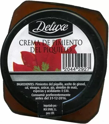 Crema De Pimiento Del Piquillo Deluxe 140 g, 150 ml, code 20442927