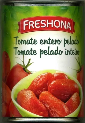 Tomate entero pelado Freshona 780 g (neto), 480 g (escurrido), 850 ml, code 20450724